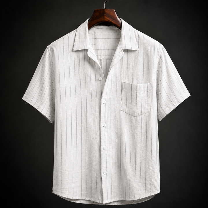 Marcello Striped Linen Shirt