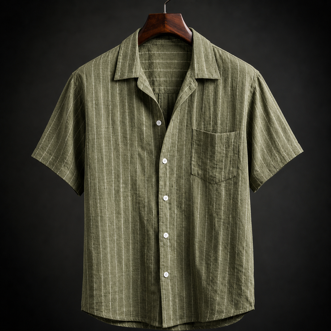Marcello Striped Linen Shirt