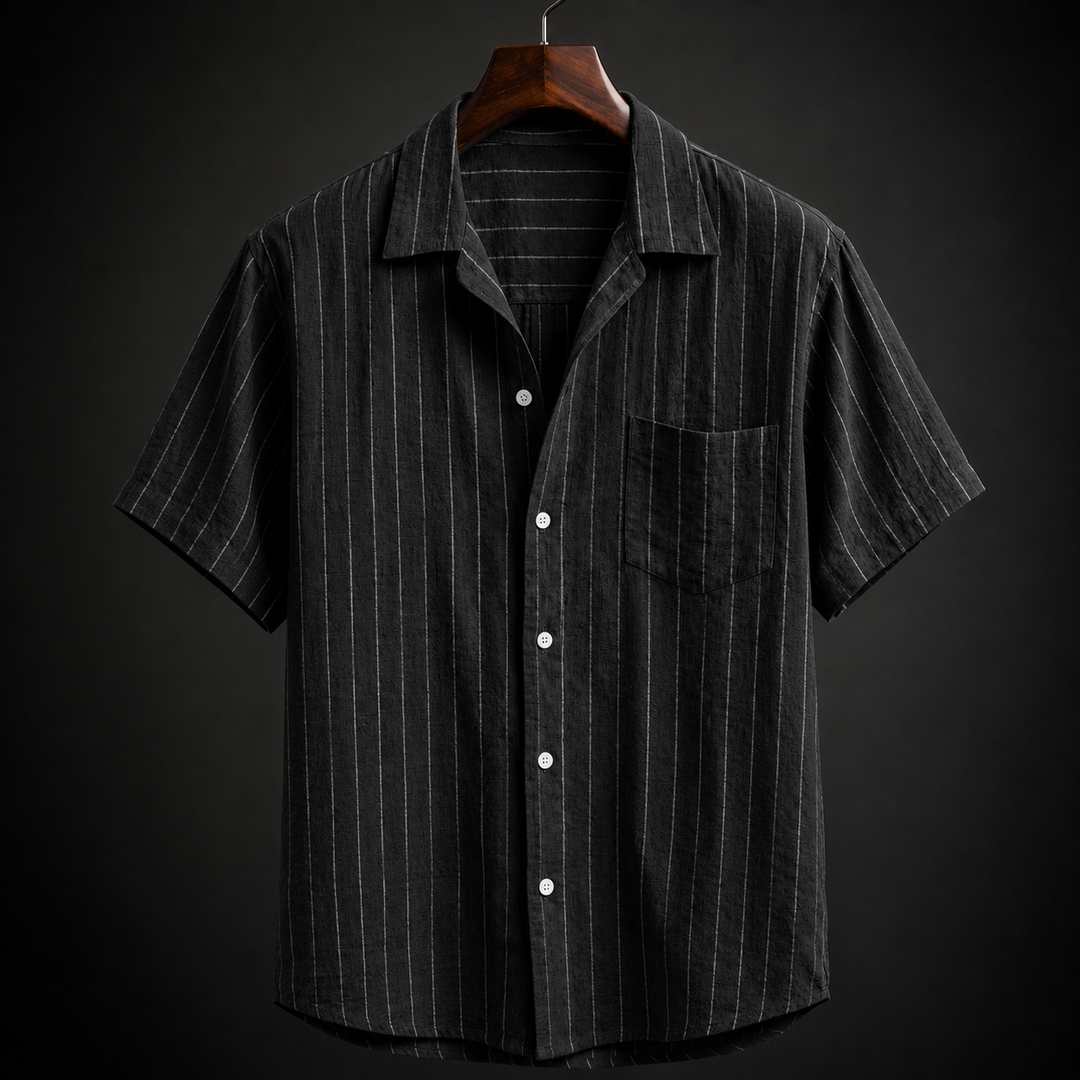 Marcello Striped Linen Shirt