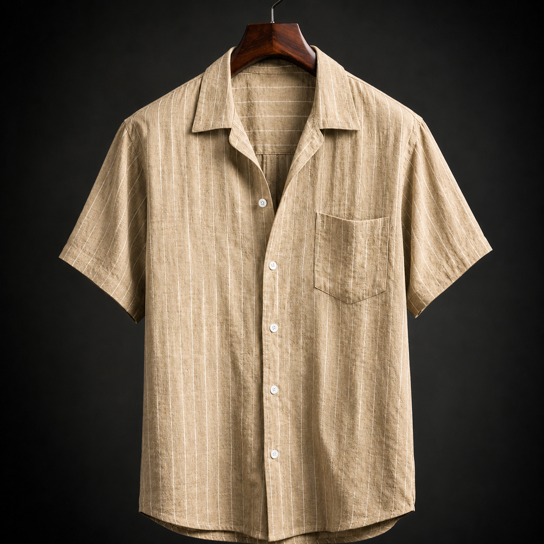 Marcello Striped Linen Shirt