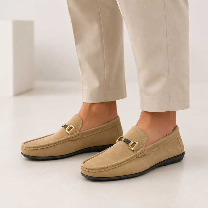 Monaco Suede Loafers