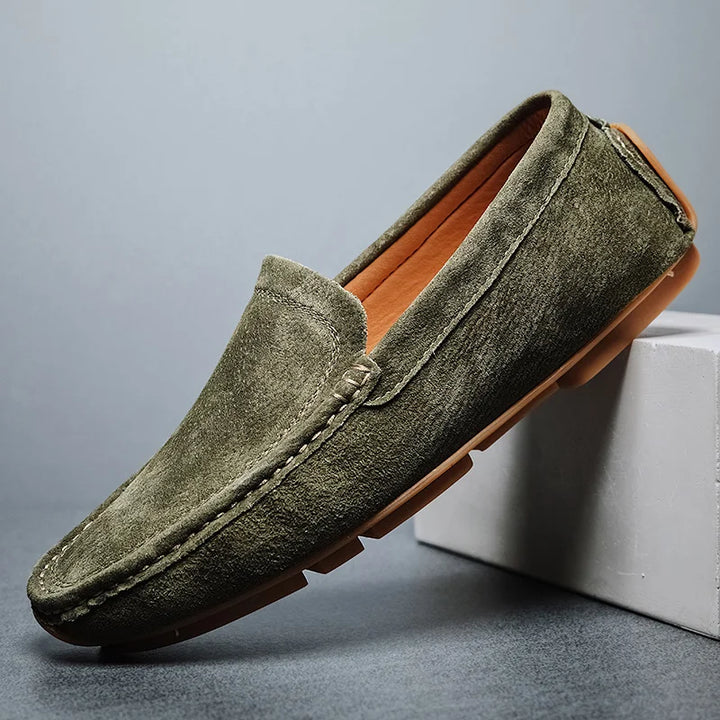 Valencio Suede Moccasins
