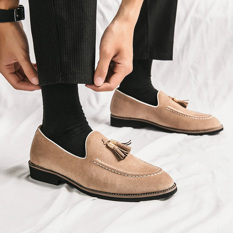 Enzo Torino Suede Loafers