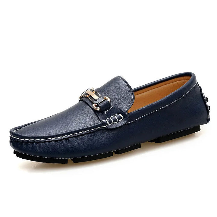 Varenzo Leather Loafers