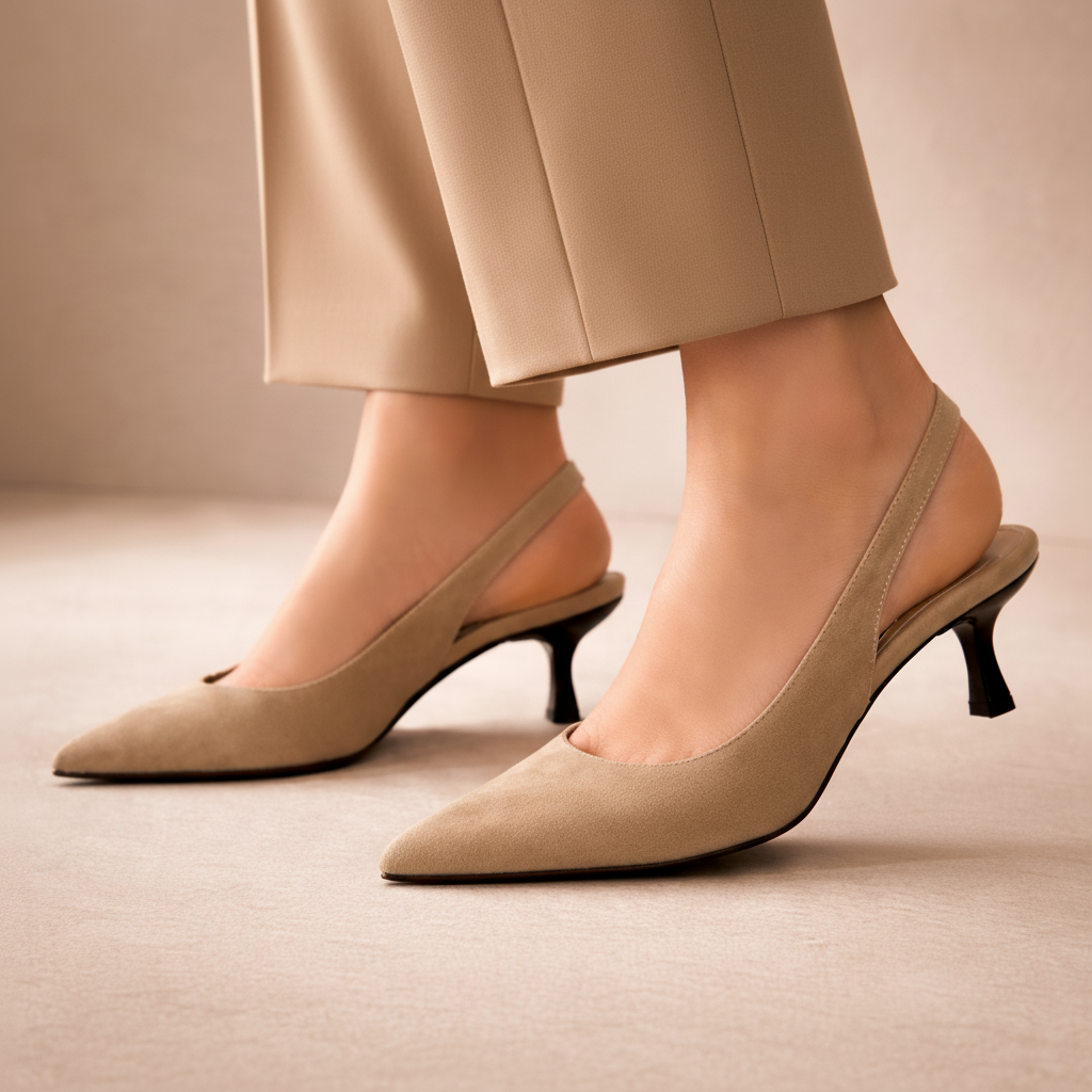 Sienna Slingback Kitten Heel