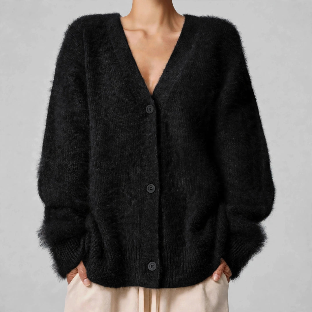 Aria Mohair Knit Cardigan