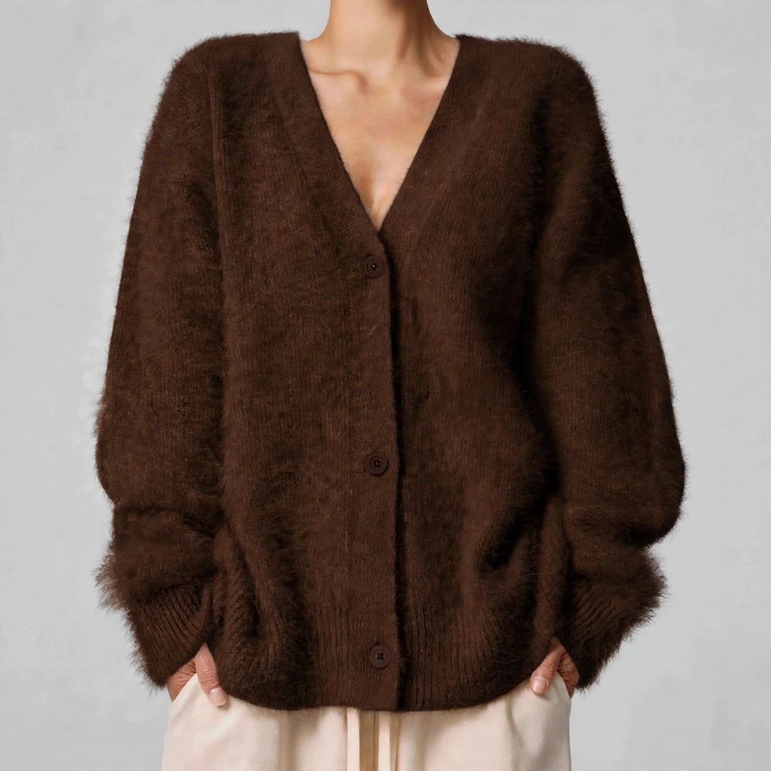 Aria Mohair Knit Cardigan