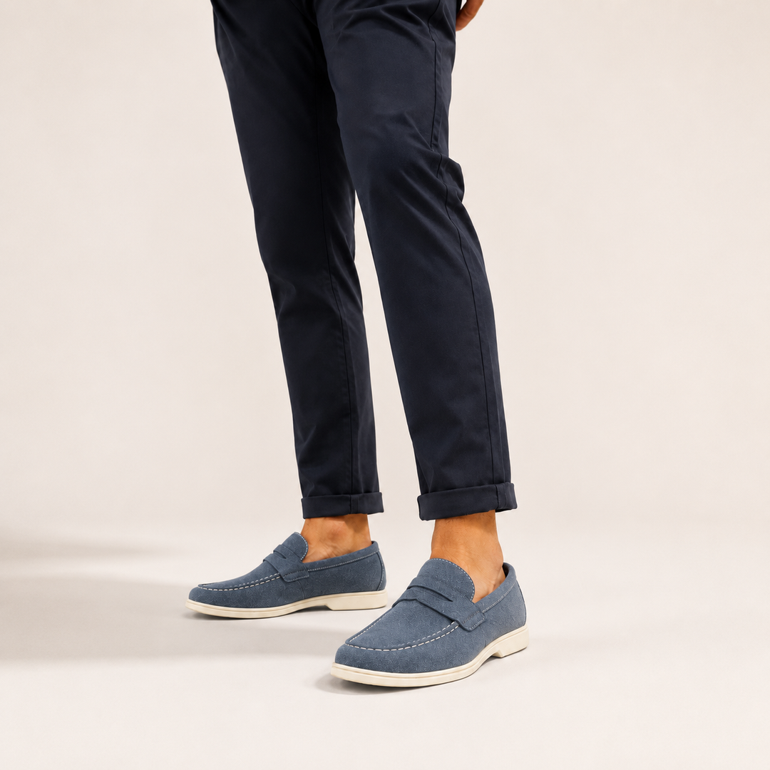 Riviera Suede Penny Loafer