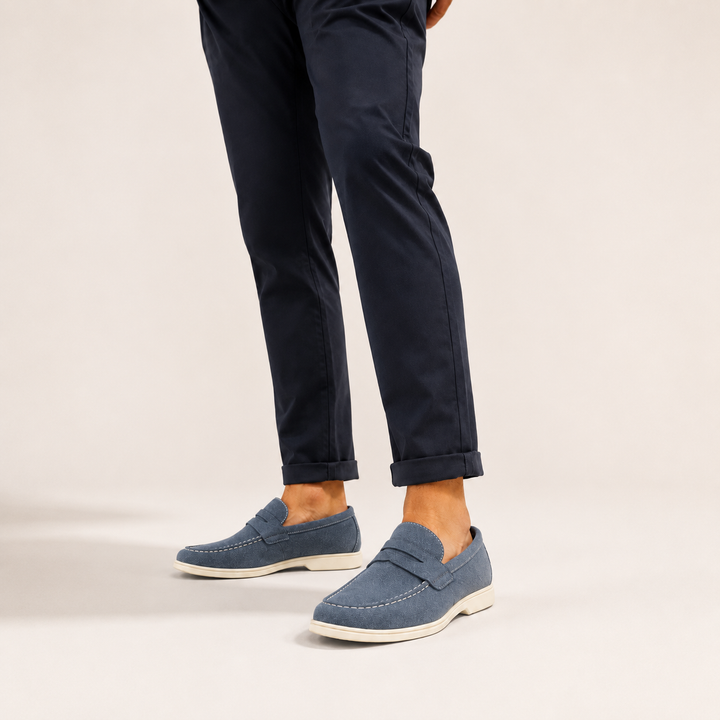 Riviera Suede Penny Loafer