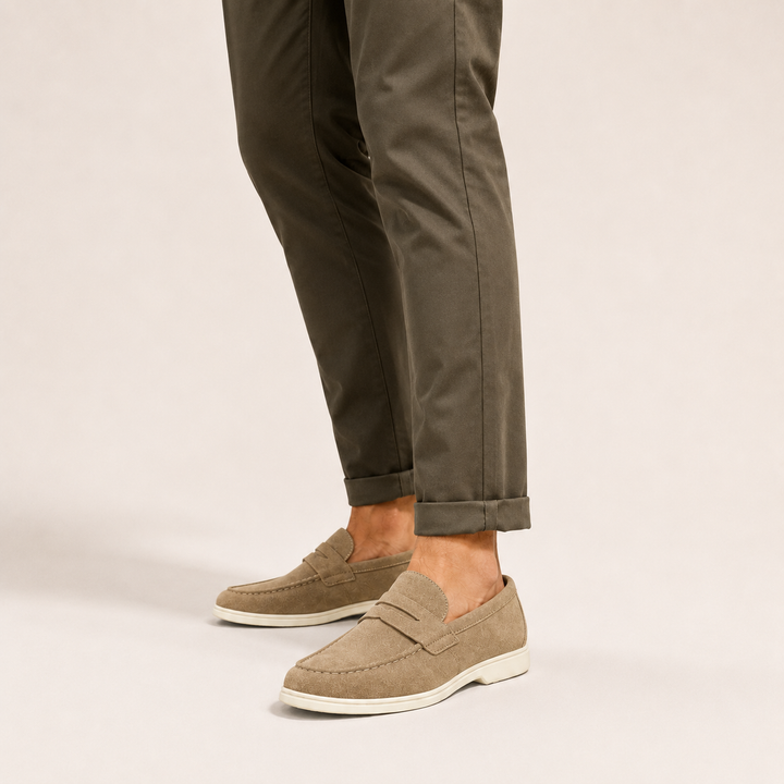 Riviera Suede Penny Loafer