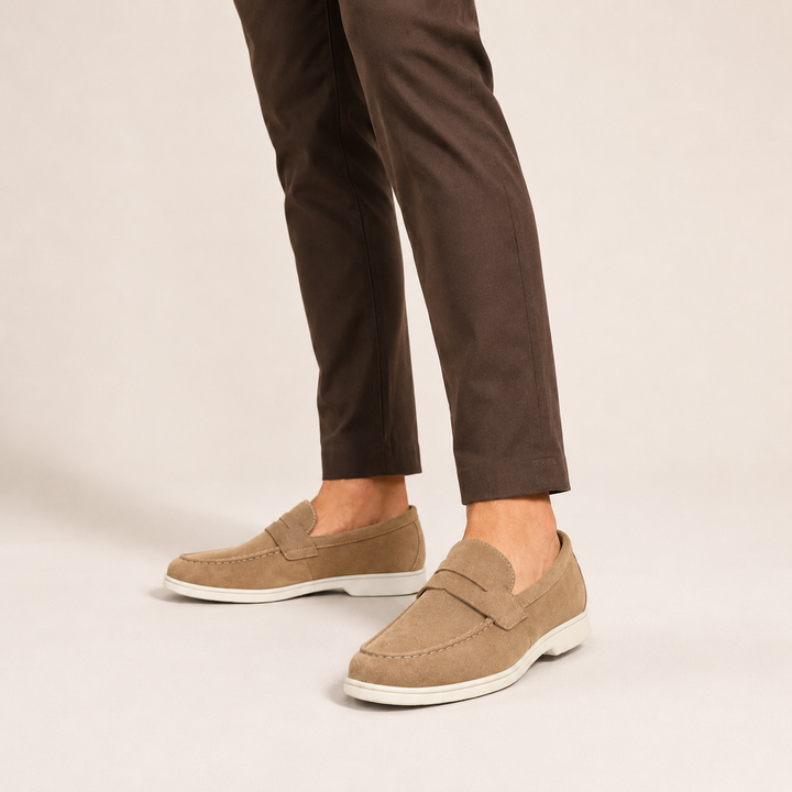 Riviera Suede Penny Loafer