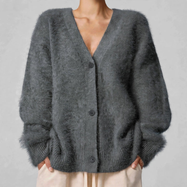 Aria Mohair Knit Cardigan