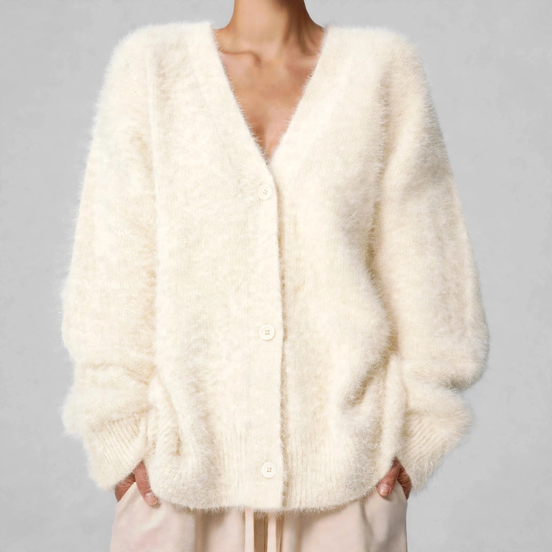 Aria Mohair Knit Cardigan