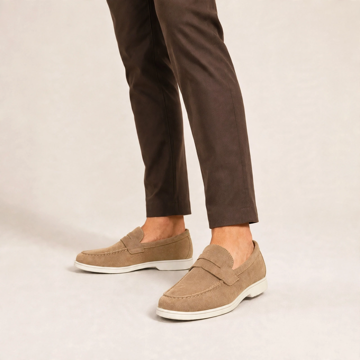 Riviera Suede Penny Loafer