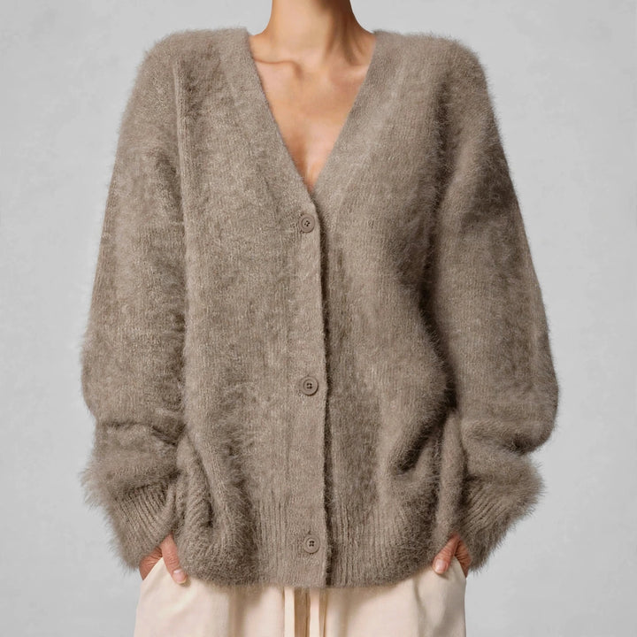 Aria Mohair Knit Cardigan