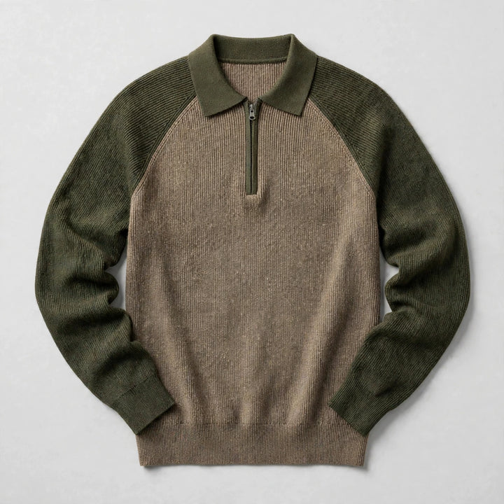 Dawson Quarter-Zip Polo Sweater