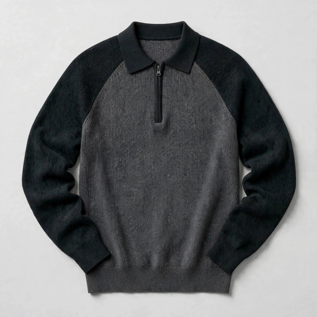 Dawson Quarter-Zip Polo Sweater