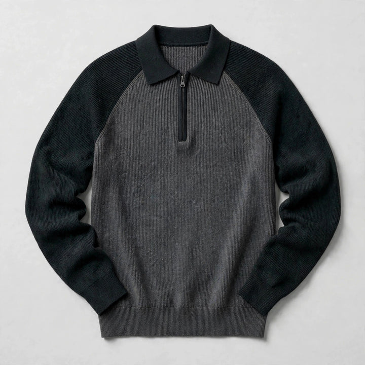 Dawson Quarter-Zip Polo Sweater