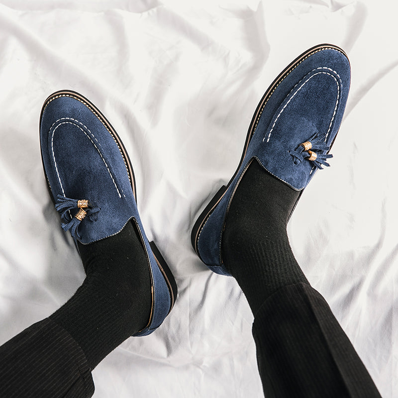 Enzo Torino Suede Loafers